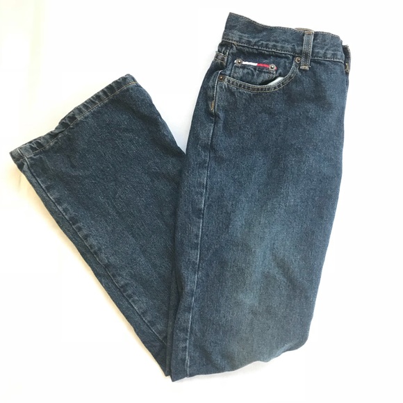 Sz 7 Tommy boot cut jeans 30x29 Y2K - Picture 2 of 5